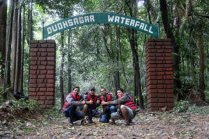 Dudhsagar falls forest entrance