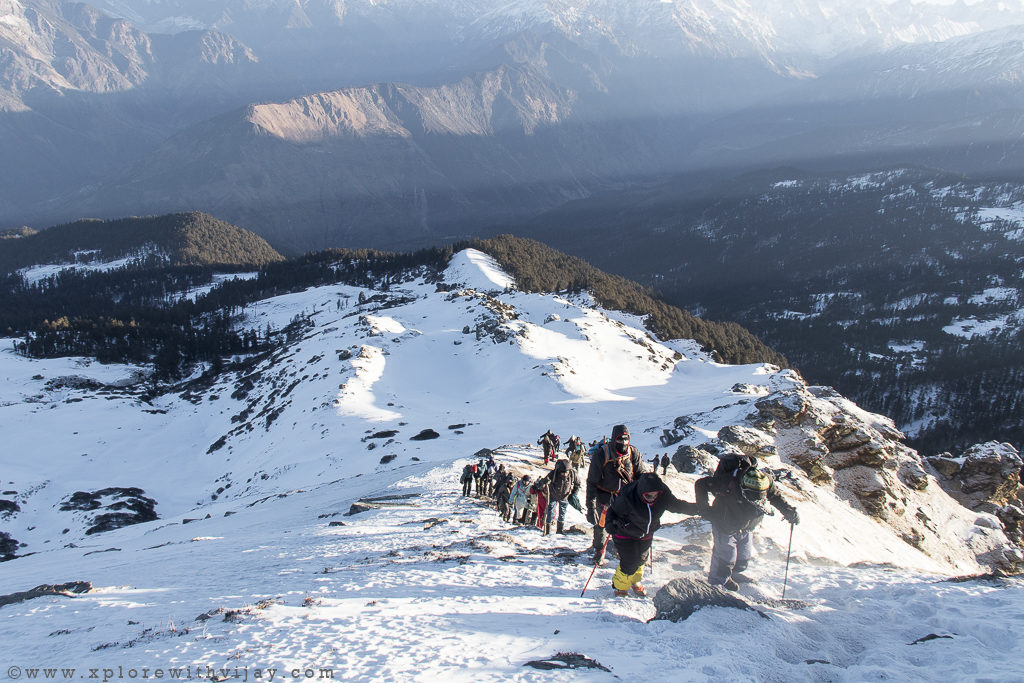 Trekking_Up_Kedarkantha_Peak